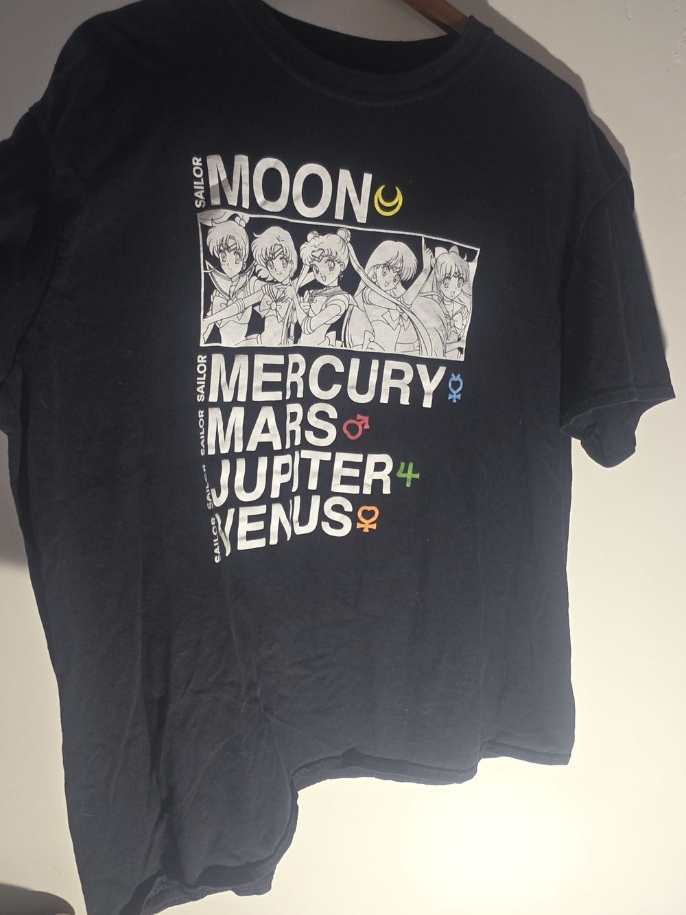 Sailor Moon Graphic Short Sleeve Tee - Black